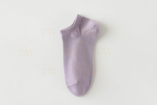 [FREE GIFT] Vibrant Purple Cotton Socks for Bold Statements | Comfortable & Stylish