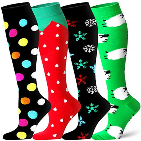 Compression Stockings Men Women Cycling Socks Edema Diabetes Varicose Veins Running Marathon Sports Compression Socks