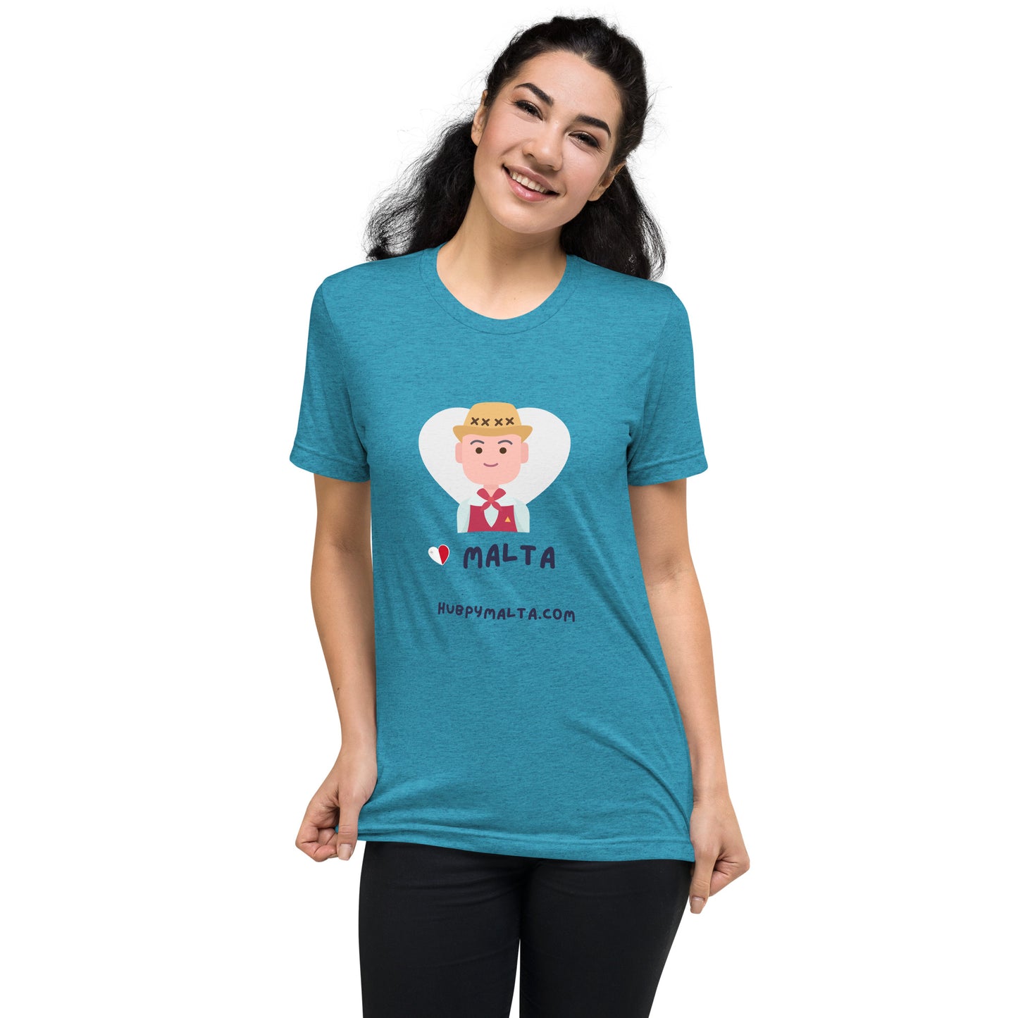 Unisex t-shirt - Malta Man with Hat (12 Colours 8 Sizes)