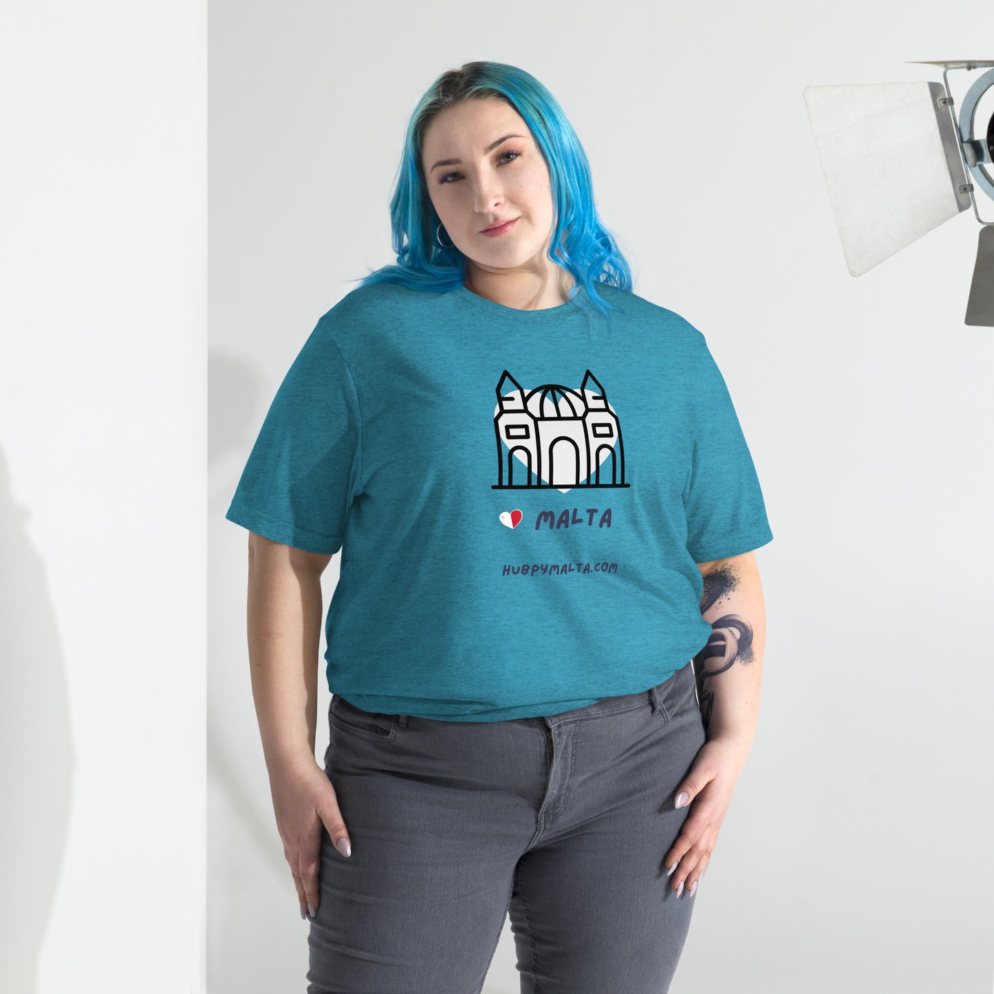 Unisex t-shirt - Malta Church (Multi-Colour Multi-Size)
