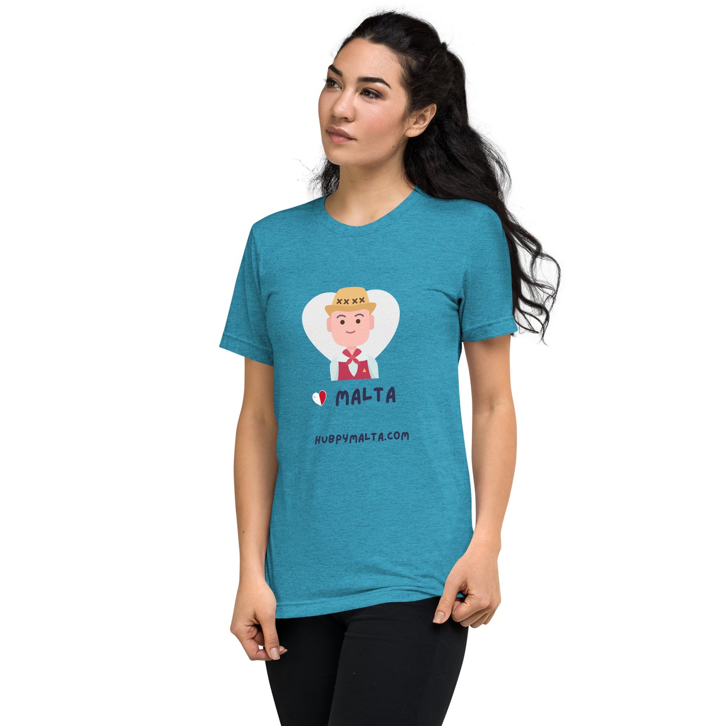 Unisex t-shirt - Malta Man with Hat (12 Colours 8 Sizes)