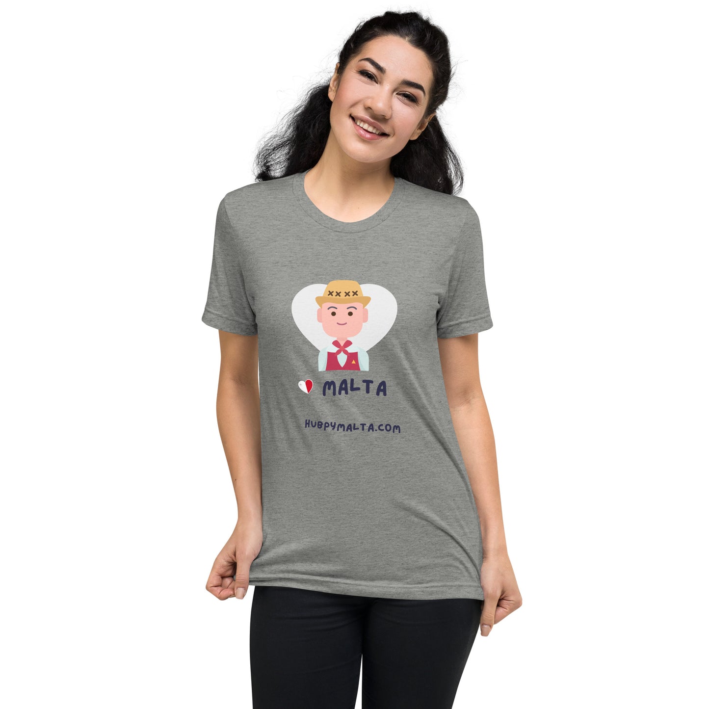 Unisex t-shirt - Malta Man with Hat (12 Colours 8 Sizes)