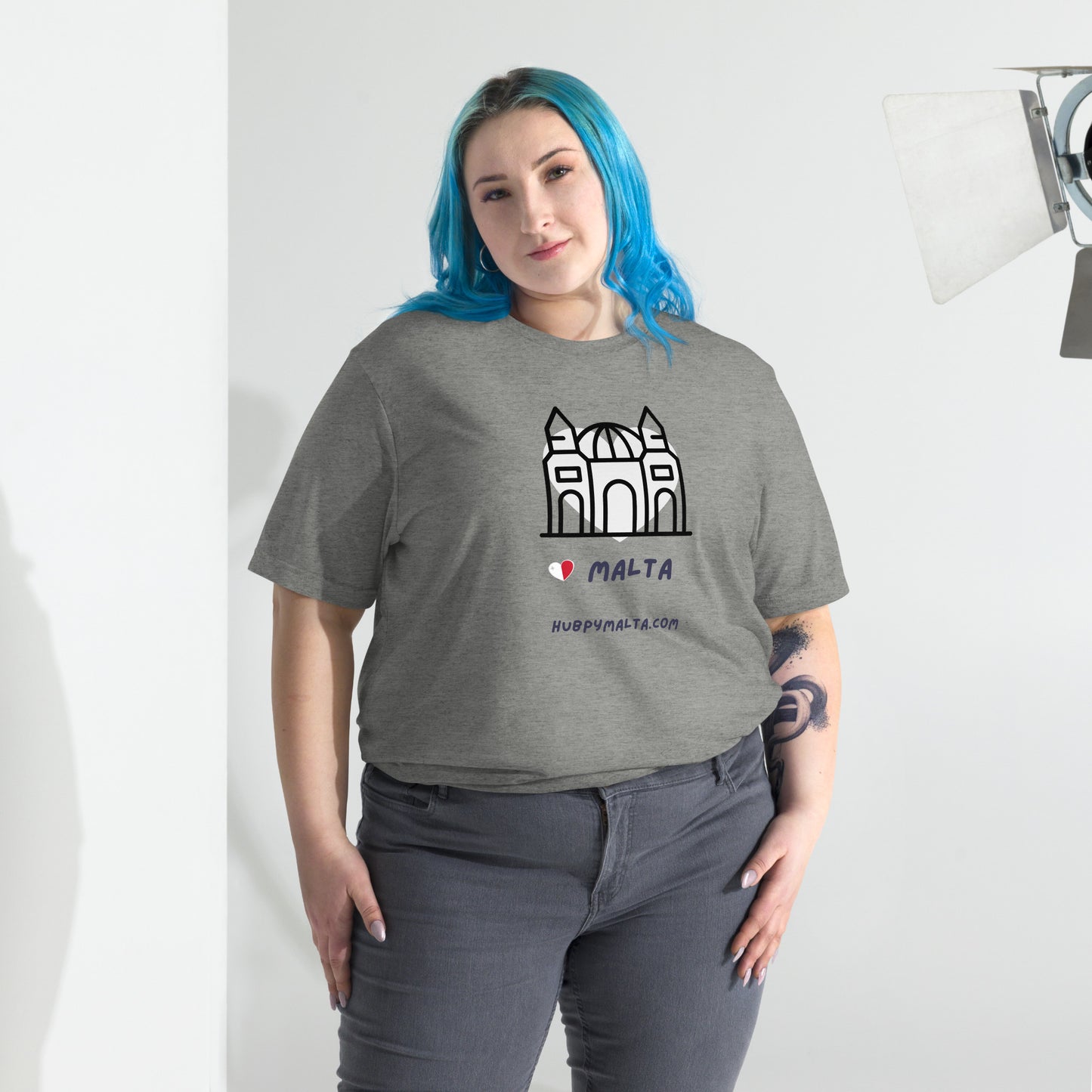 Unisex t-shirt - Malta Church (Multi-Colour Multi-Size)