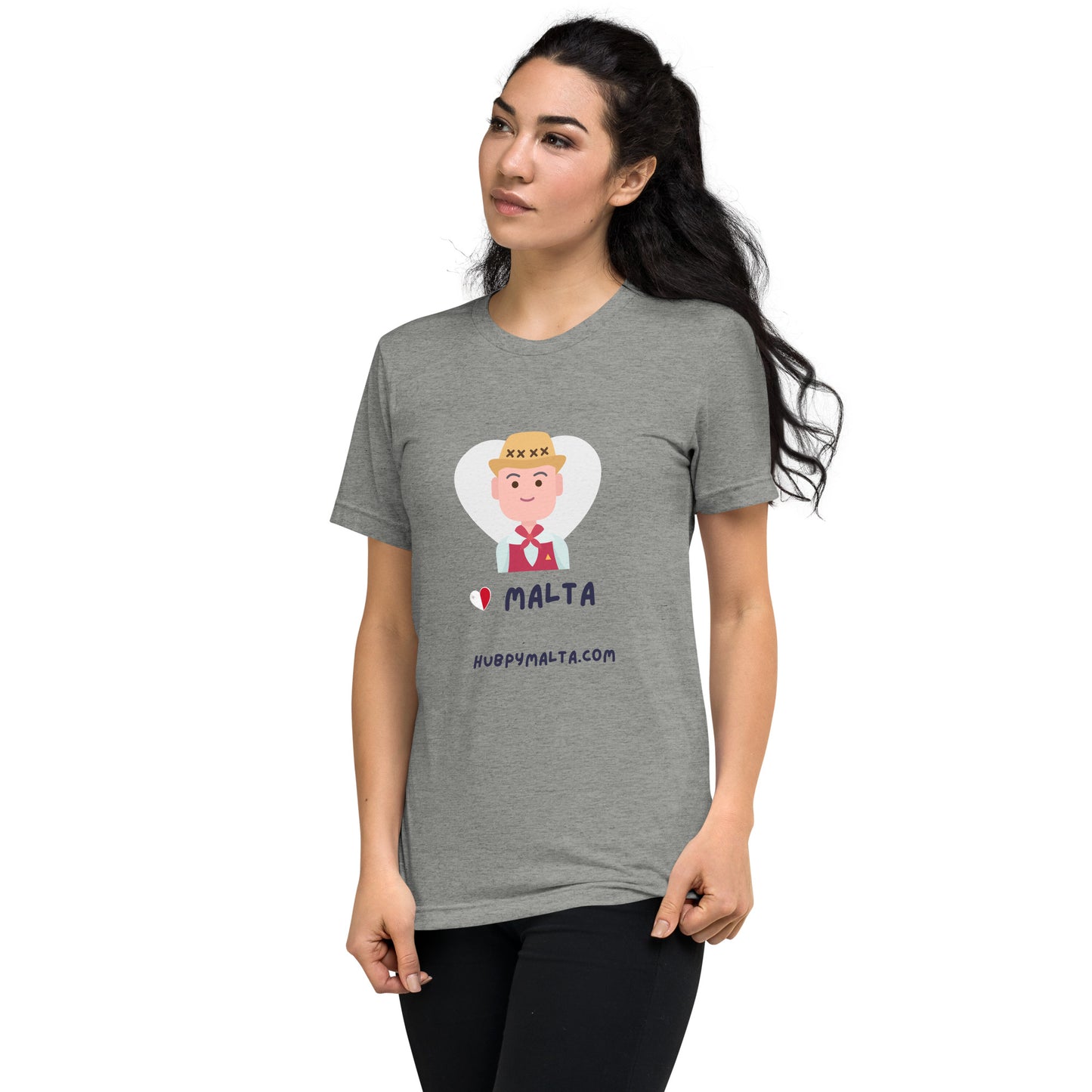 Unisex t-shirt - Malta Man with Hat (12 Colours 8 Sizes)