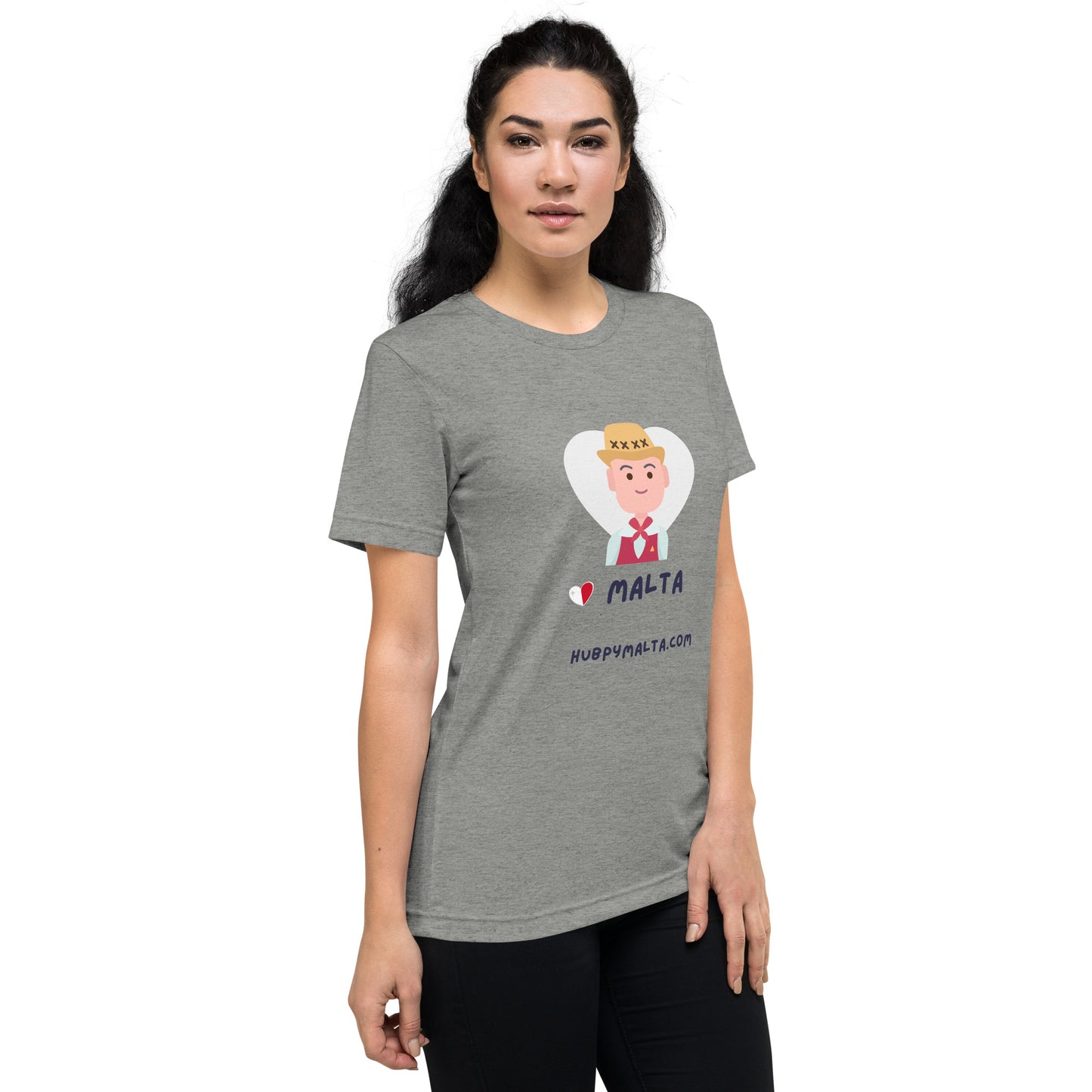 Unisex t-shirt - Malta Man with Hat (12 Colours 8 Sizes)