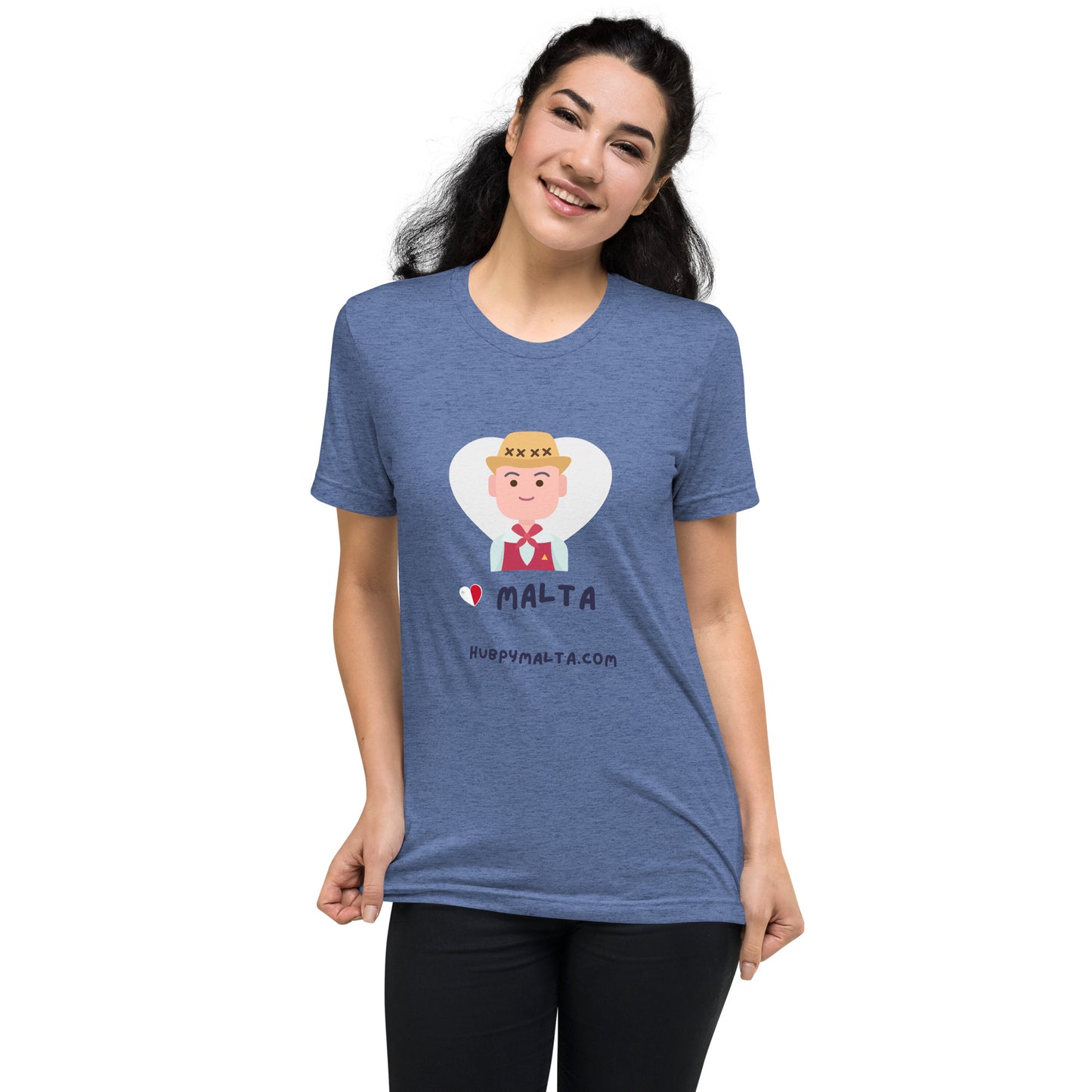 Unisex t-shirt - Malta Man with Hat (12 Colours 8 Sizes)