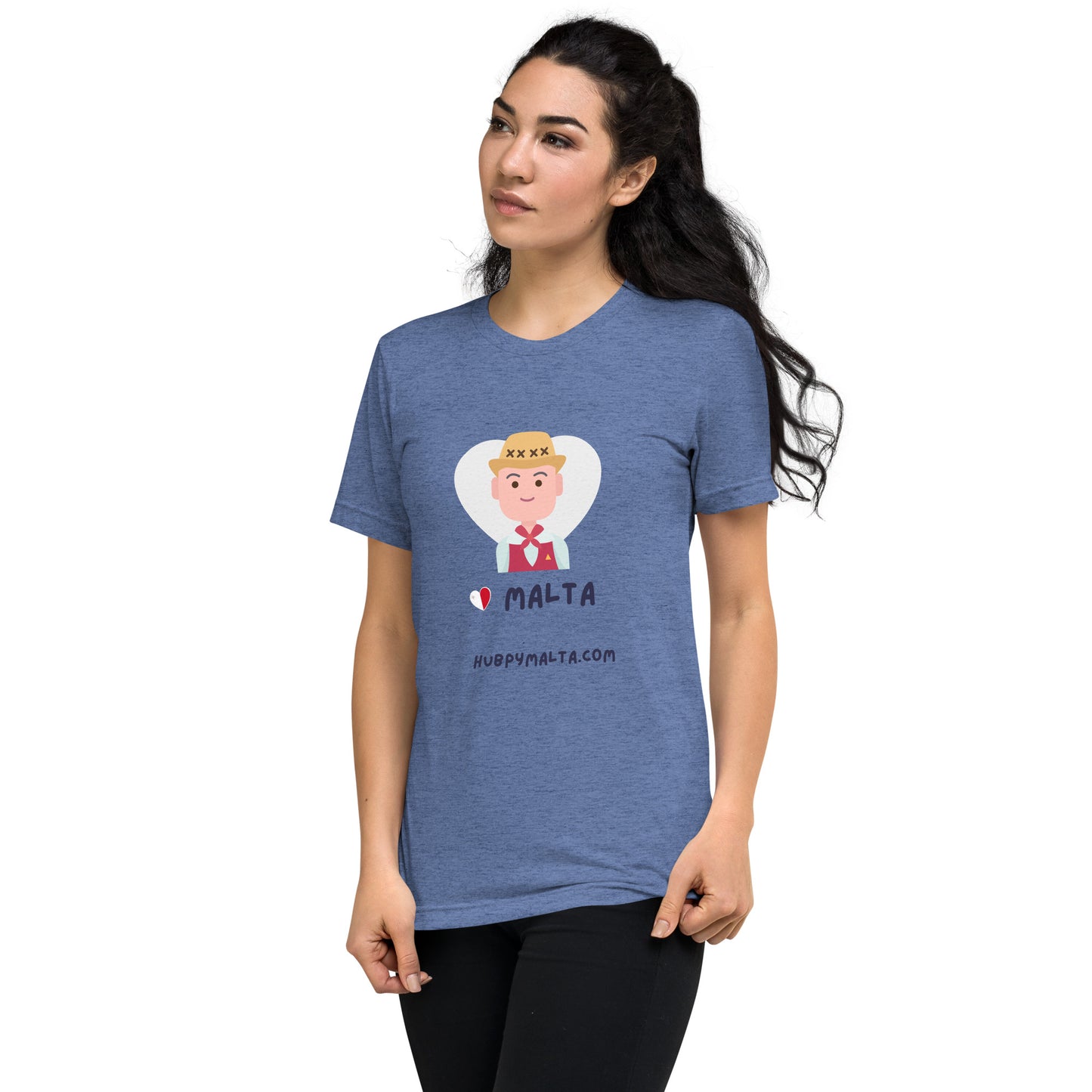 Unisex t-shirt - Malta Man with Hat (12 Colours 8 Sizes)