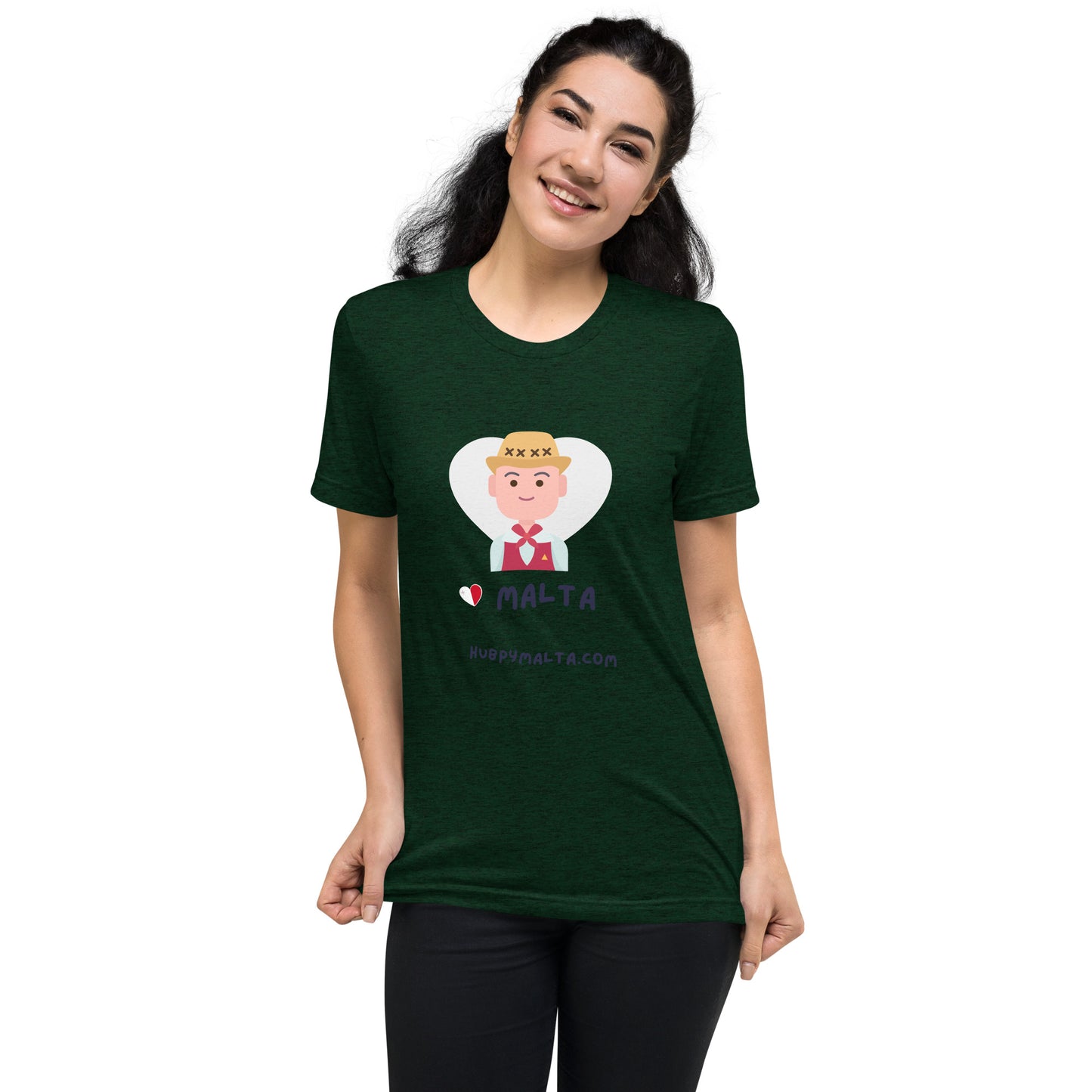 Unisex t-shirt - Malta Man with Hat (12 Colours 8 Sizes)