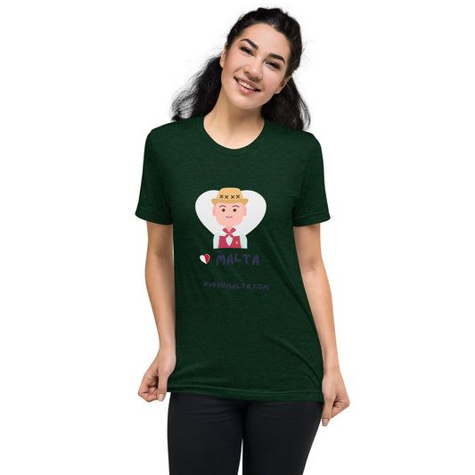 Unisex t-shirt - Malta Man with Hat (12 Colours 8 Sizes)