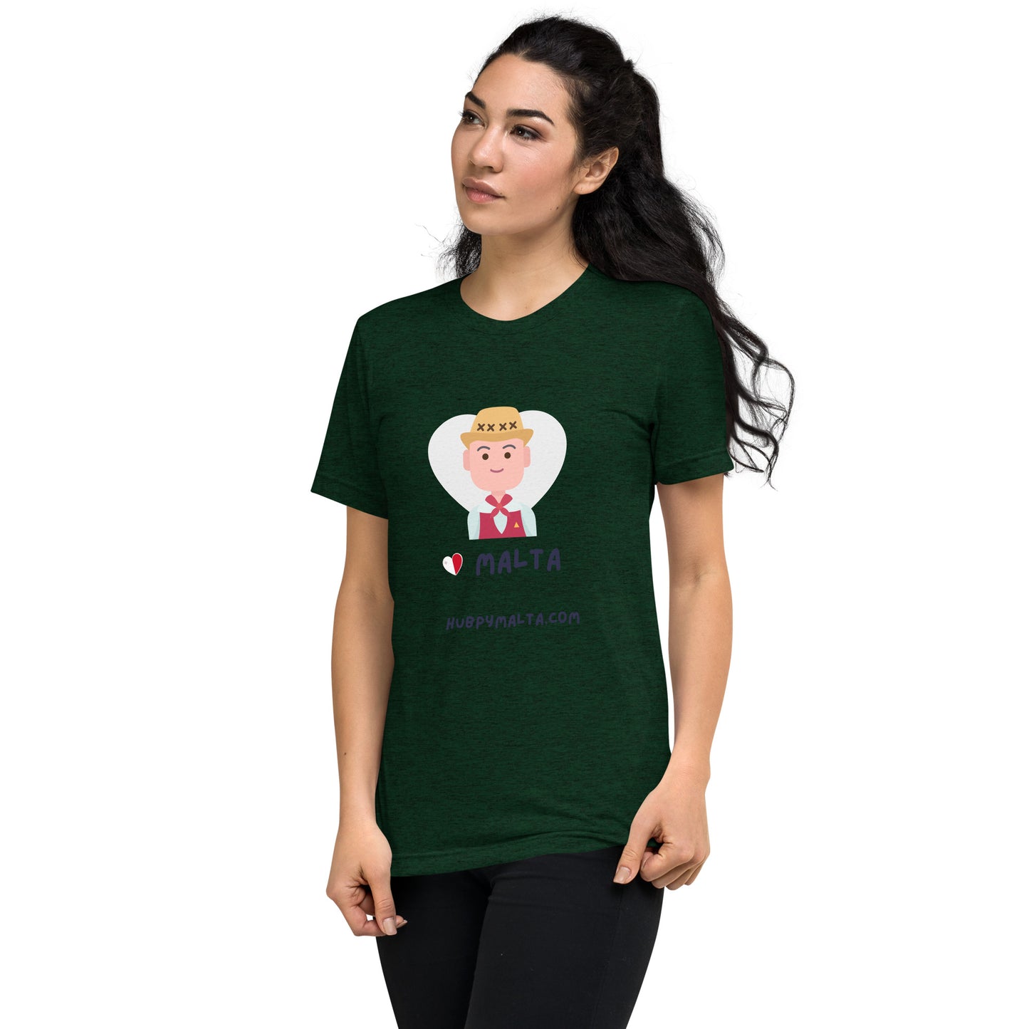 Unisex t-shirt - Malta Man with Hat (12 Colours 8 Sizes)