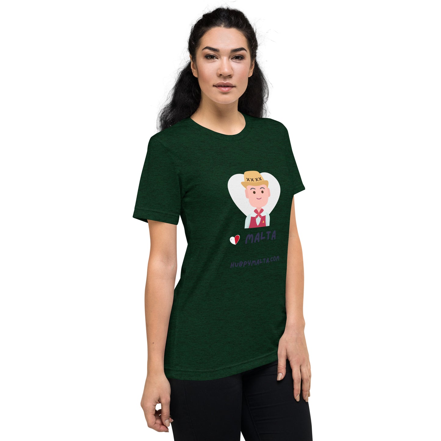 Unisex t-shirt - Malta Man with Hat (12 Colours 8 Sizes)