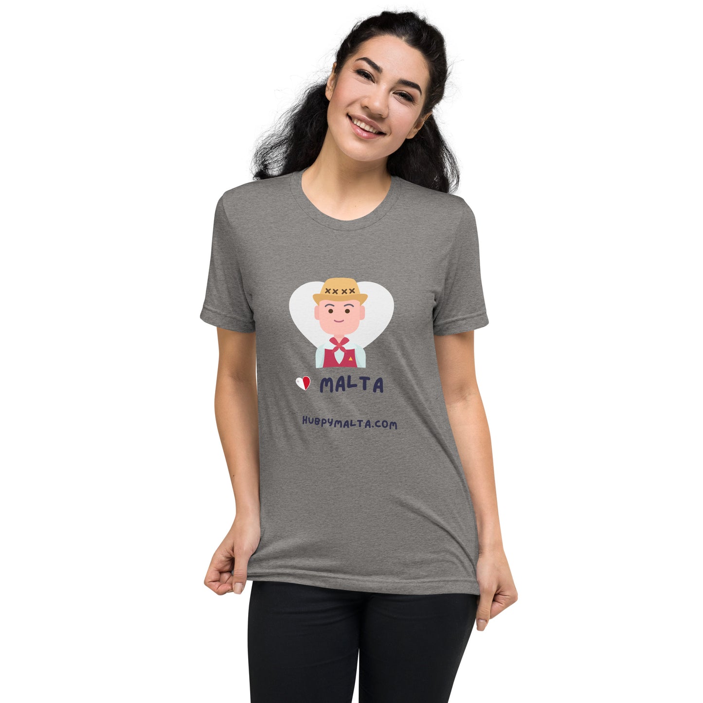 Unisex t-shirt - Malta Man with Hat (12 Colours 8 Sizes)