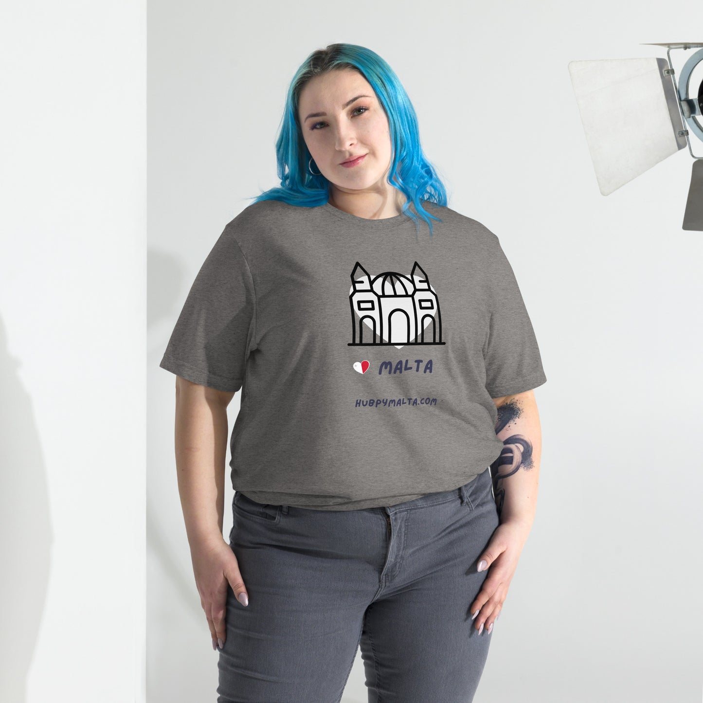 Unisex t-shirt - Malta Church (Multi-Colour Multi-Size)