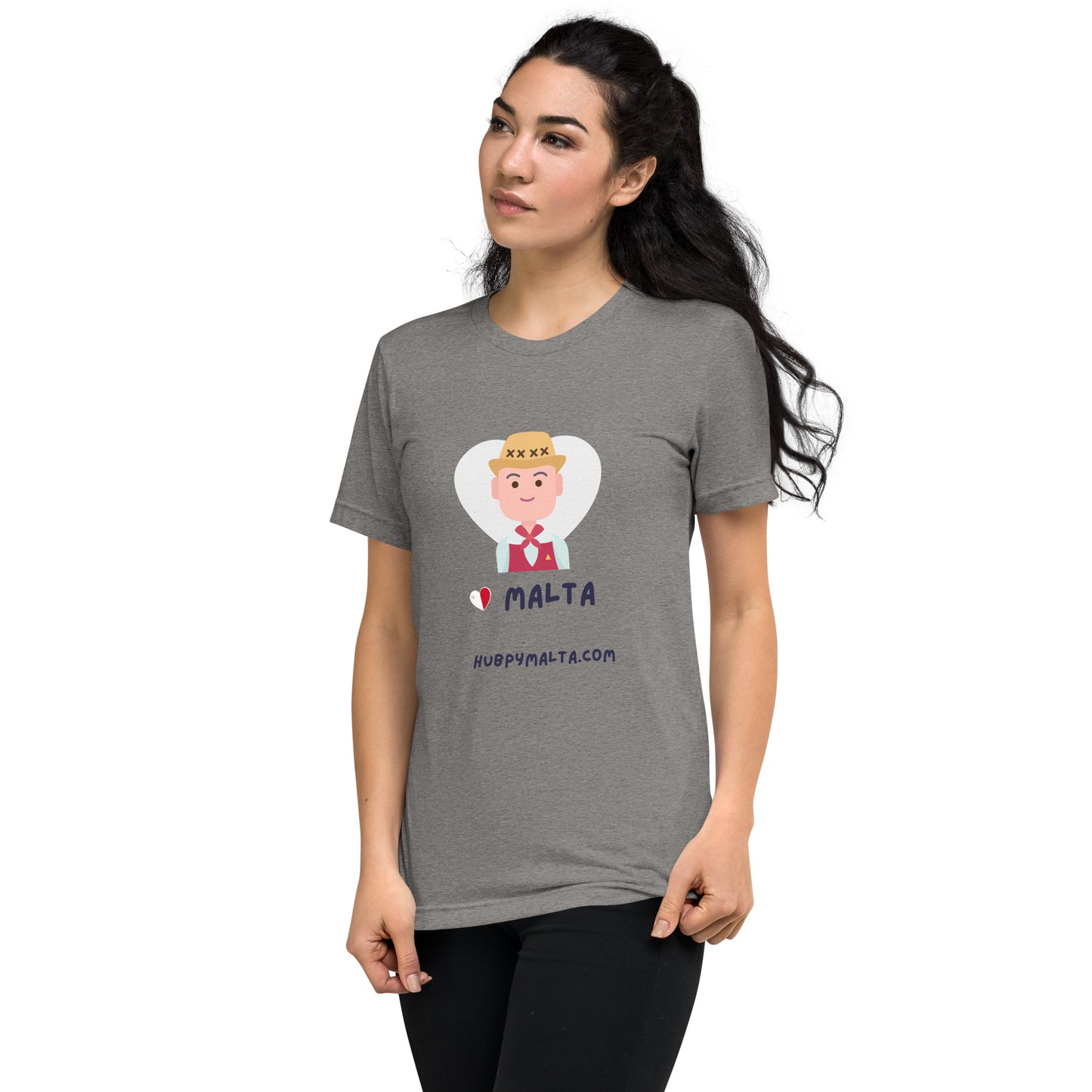 Unisex t-shirt - Malta Man with Hat (12 Colours 8 Sizes)