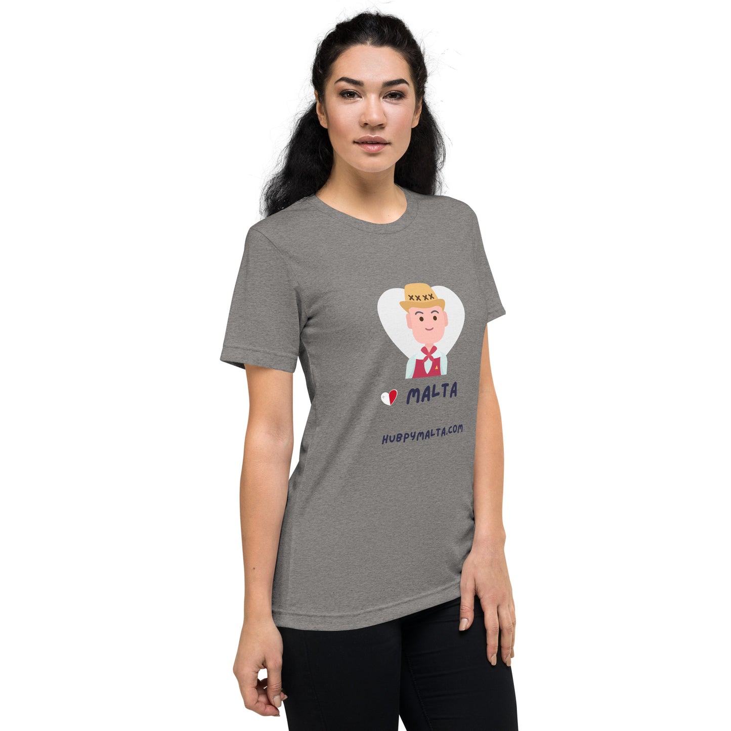 Unisex t-shirt - Malta Man with Hat (12 Colours 8 Sizes)