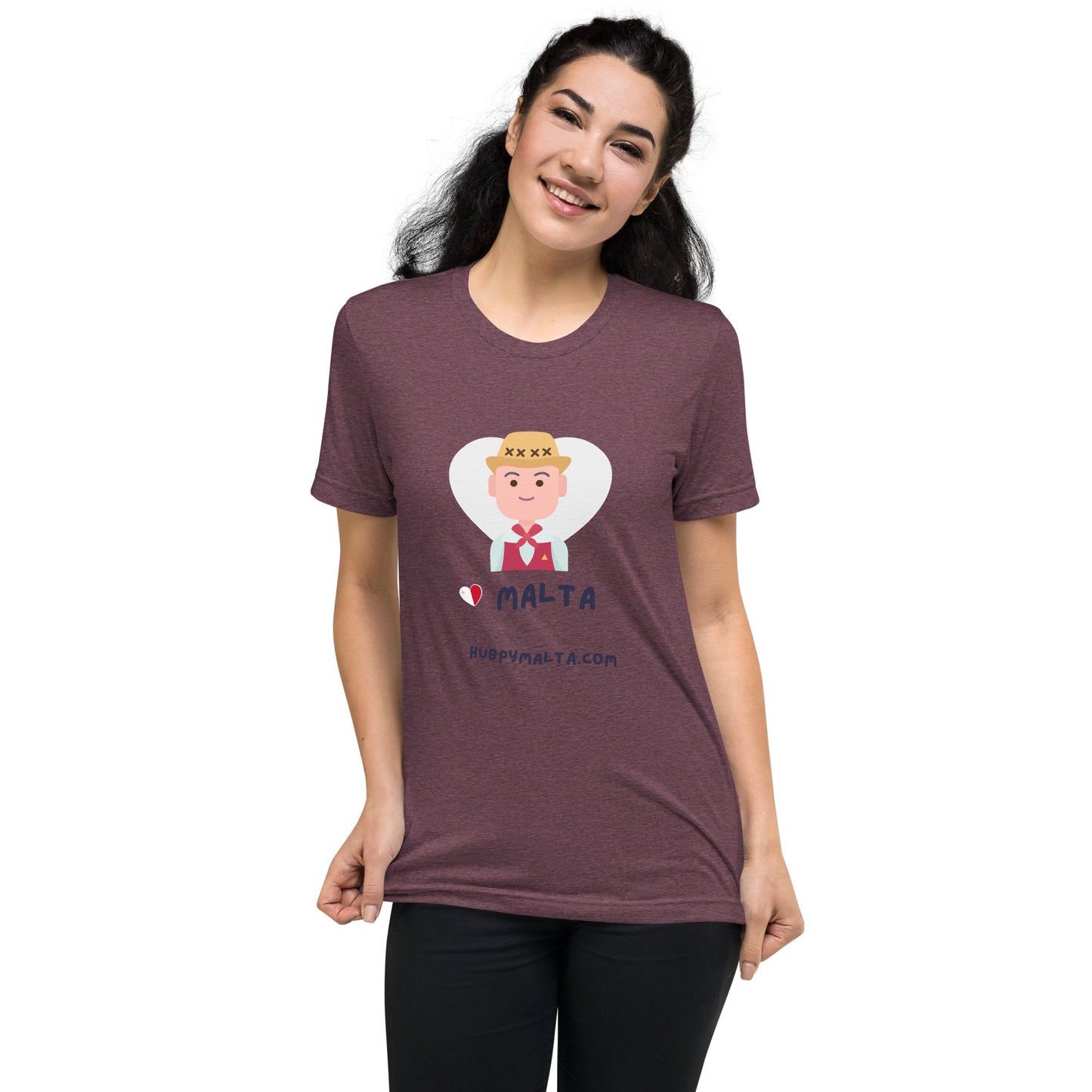 Unisex t-shirt - Malta Man with Hat (12 Colours 8 Sizes)