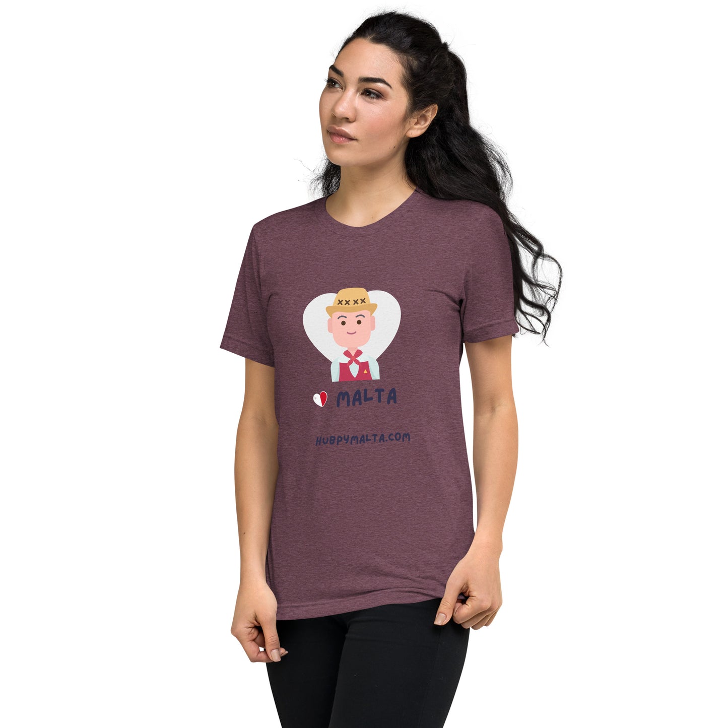 Unisex t-shirt - Malta Man with Hat (12 Colours 8 Sizes)