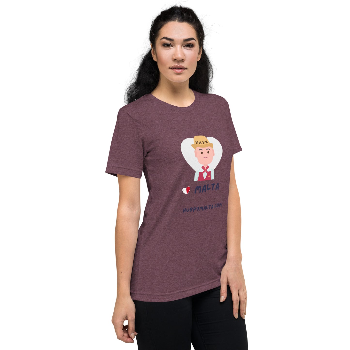 Unisex t-shirt - Malta Man with Hat (12 Colours 8 Sizes)