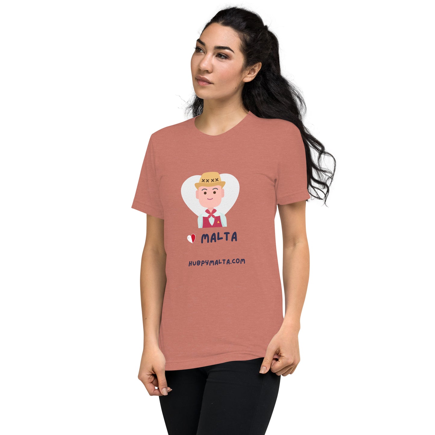 Unisex t-shirt - Malta Man with Hat (12 Colours 8 Sizes)