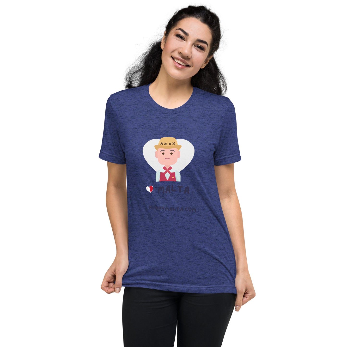 Unisex t-shirt - Malta Man with Hat (12 Colours 8 Sizes)