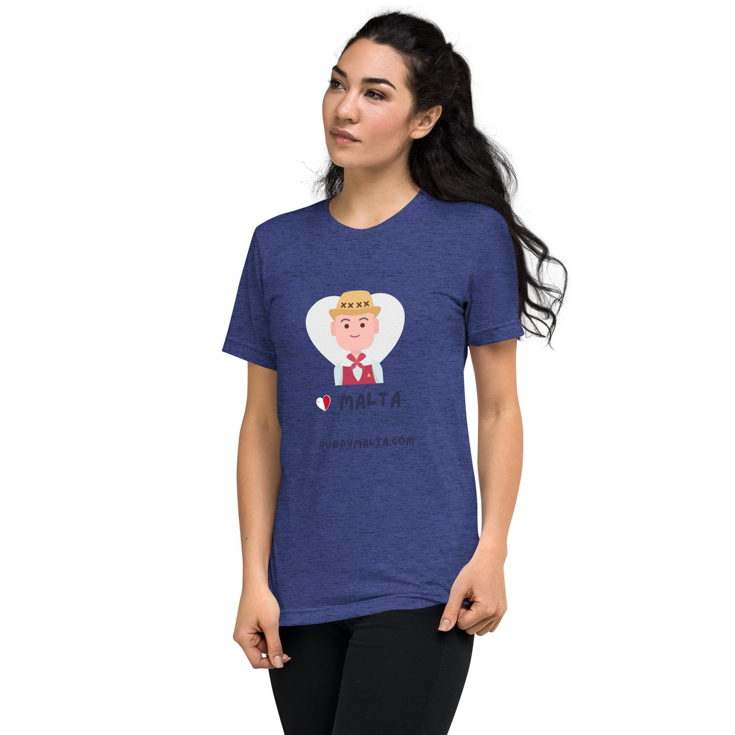 Unisex t-shirt - Malta Man with Hat (12 Colours 8 Sizes)