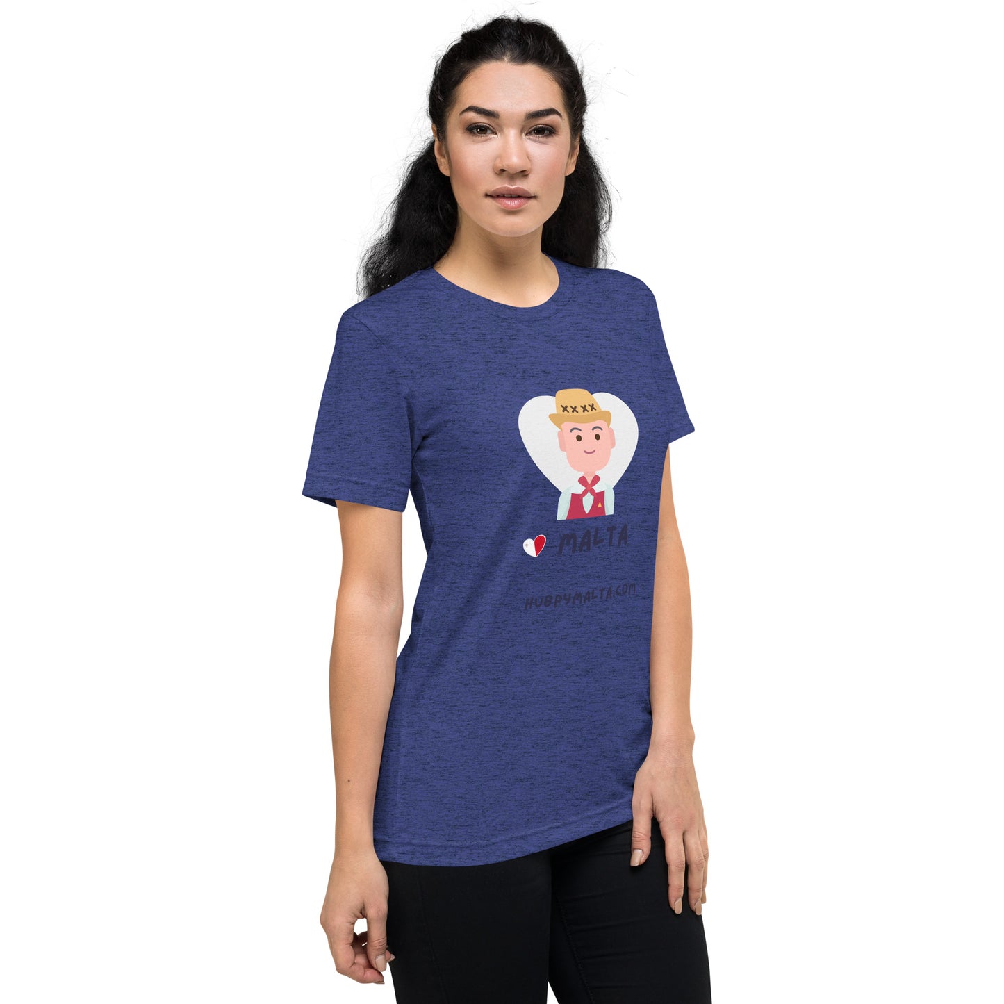 Unisex t-shirt - Malta Man with Hat (12 Colours 8 Sizes)