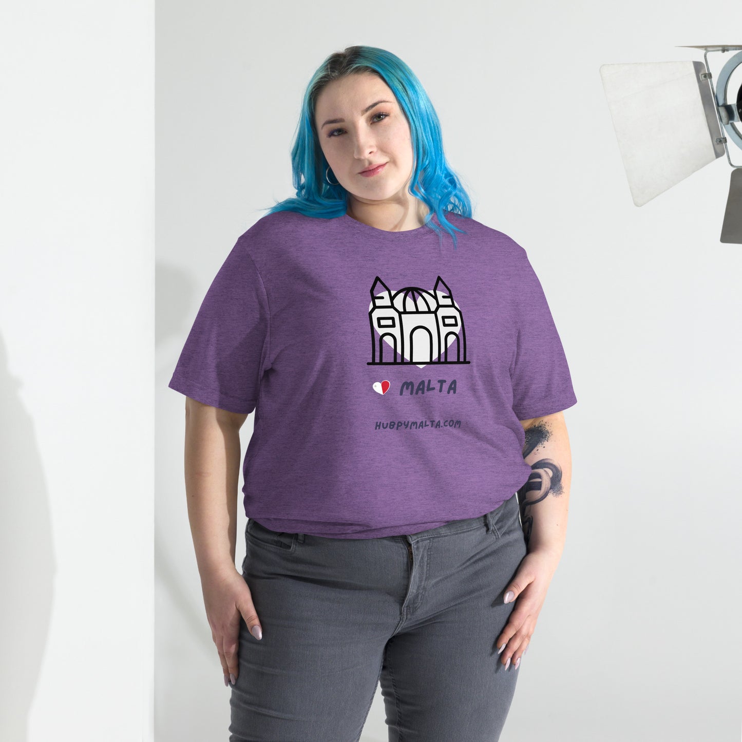 Unisex t-shirt - Malta Church (Multi-Colour Multi-Size)