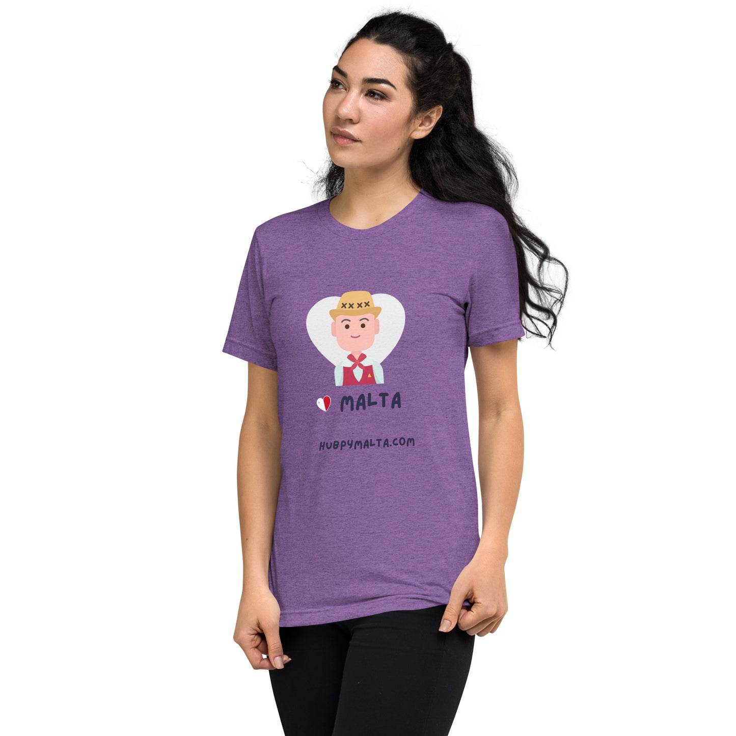 Unisex t-shirt - Malta Man with Hat (12 Colours 8 Sizes)