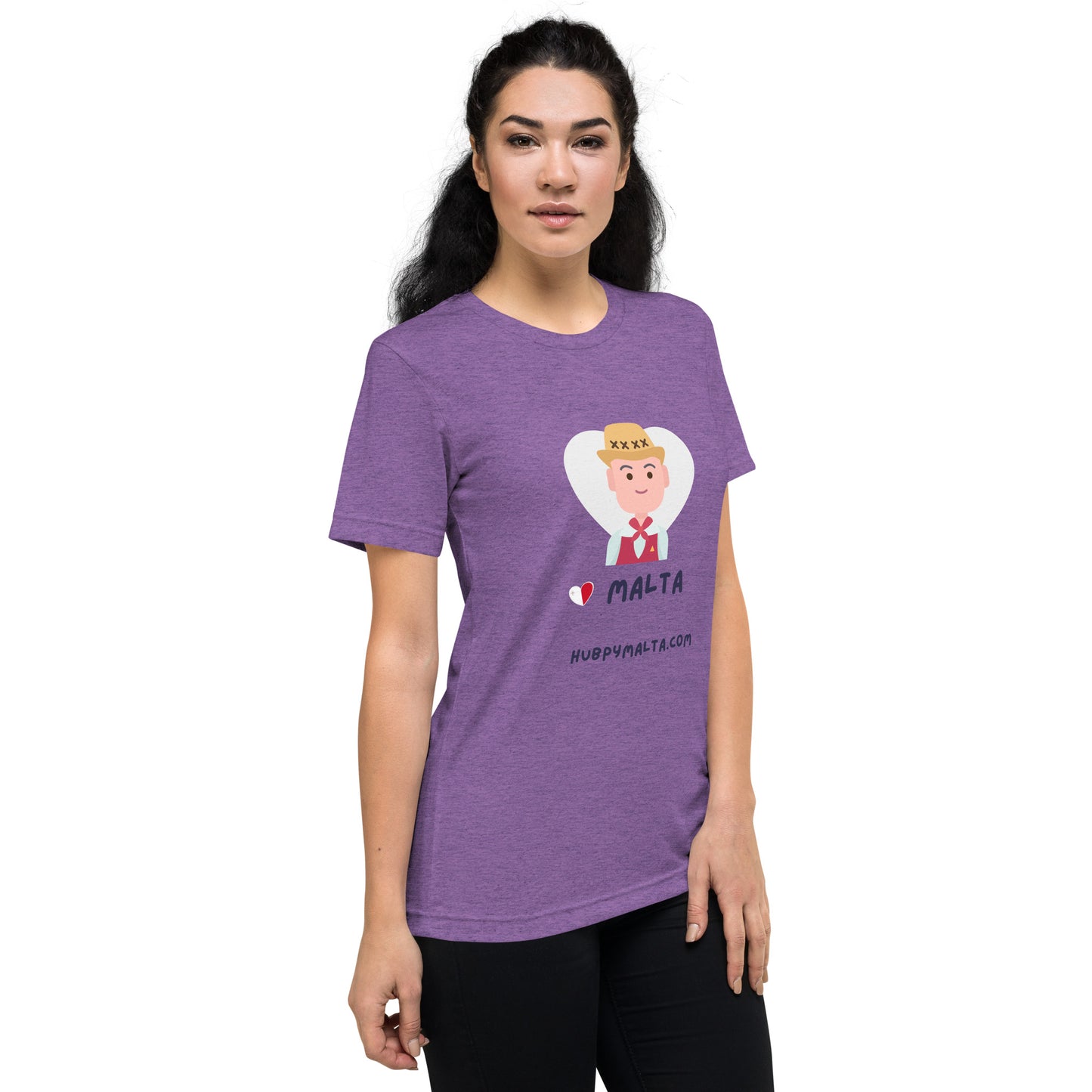 Unisex t-shirt - Malta Man with Hat (12 Colours 8 Sizes)