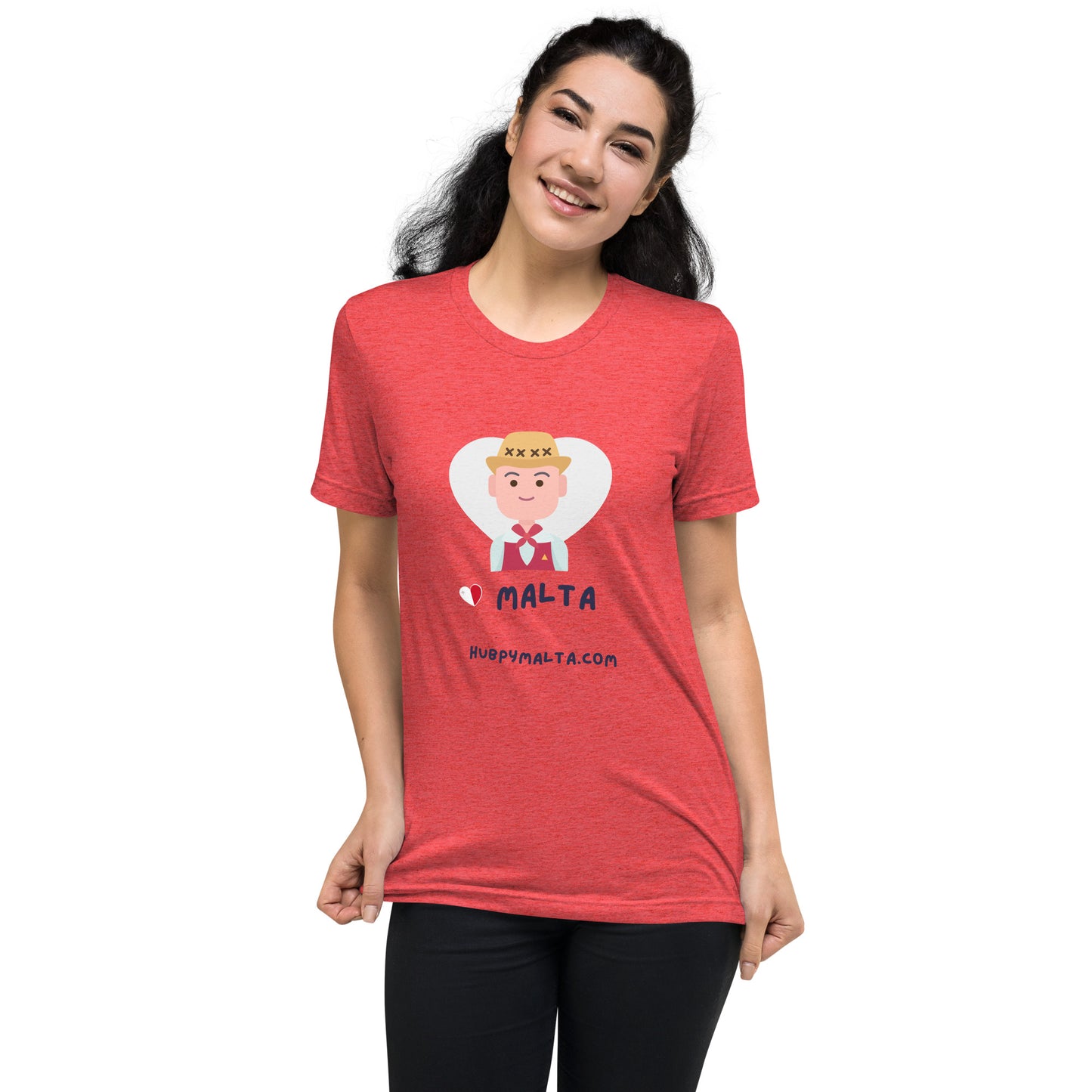 Unisex t-shirt - Malta Man with Hat (12 Colours 8 Sizes)
