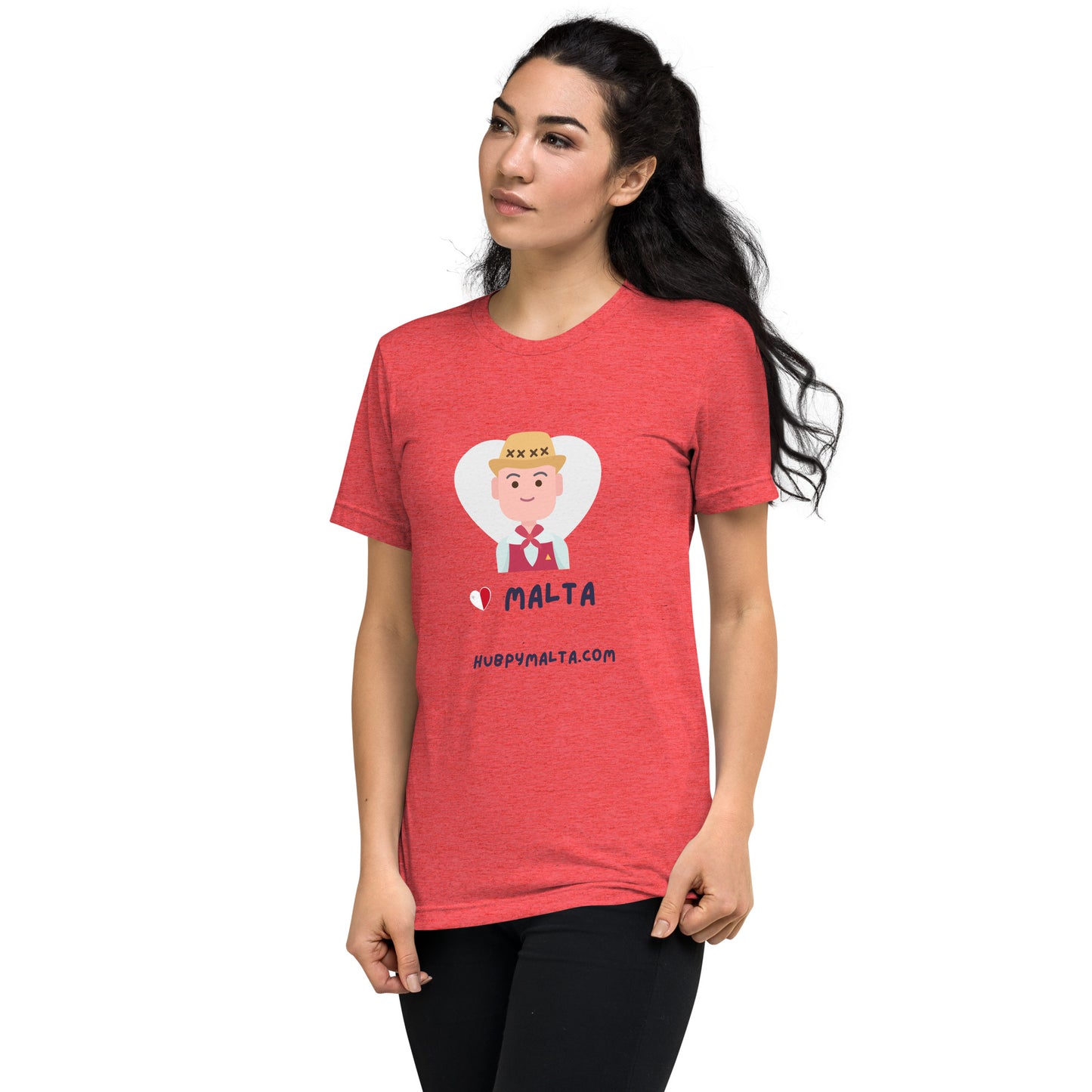 Unisex t-shirt - Malta Man with Hat (12 Colours 8 Sizes)