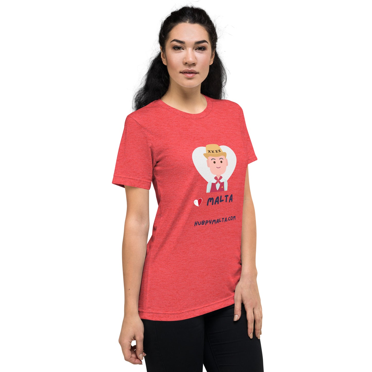 Unisex t-shirt - Malta Man with Hat (12 Colours 8 Sizes)