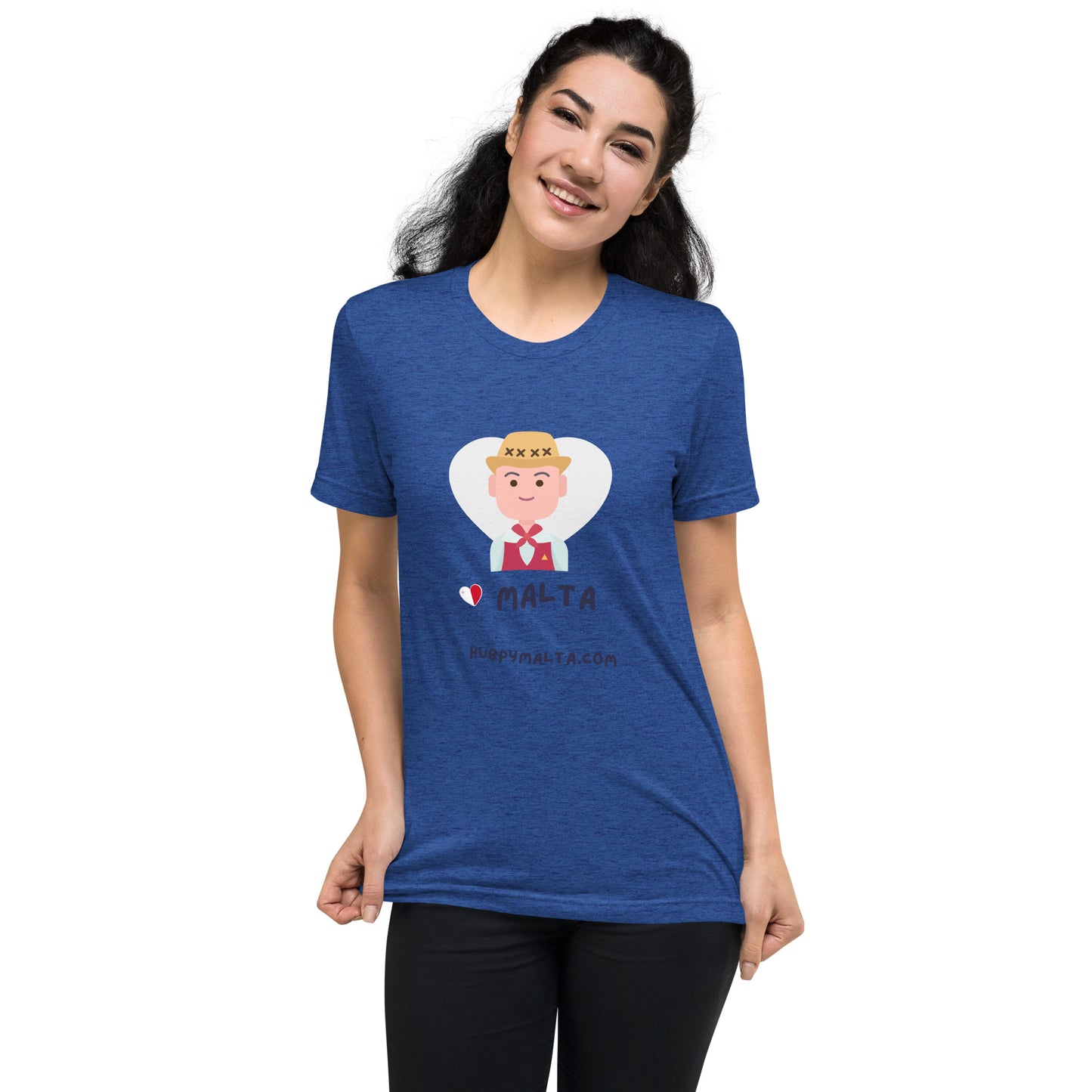 Unisex t-shirt - Malta Man with Hat (12 Colours 8 Sizes)