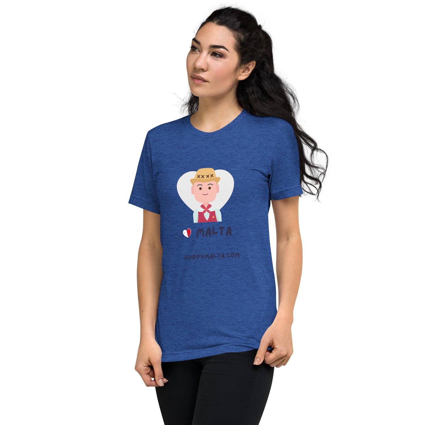 Unisex t-shirt - Malta Man with Hat (12 Colours 8 Sizes)