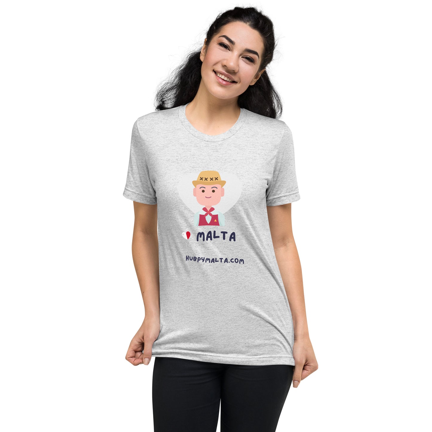 Unisex t-shirt - Malta Man with Hat (12 Colours 8 Sizes)