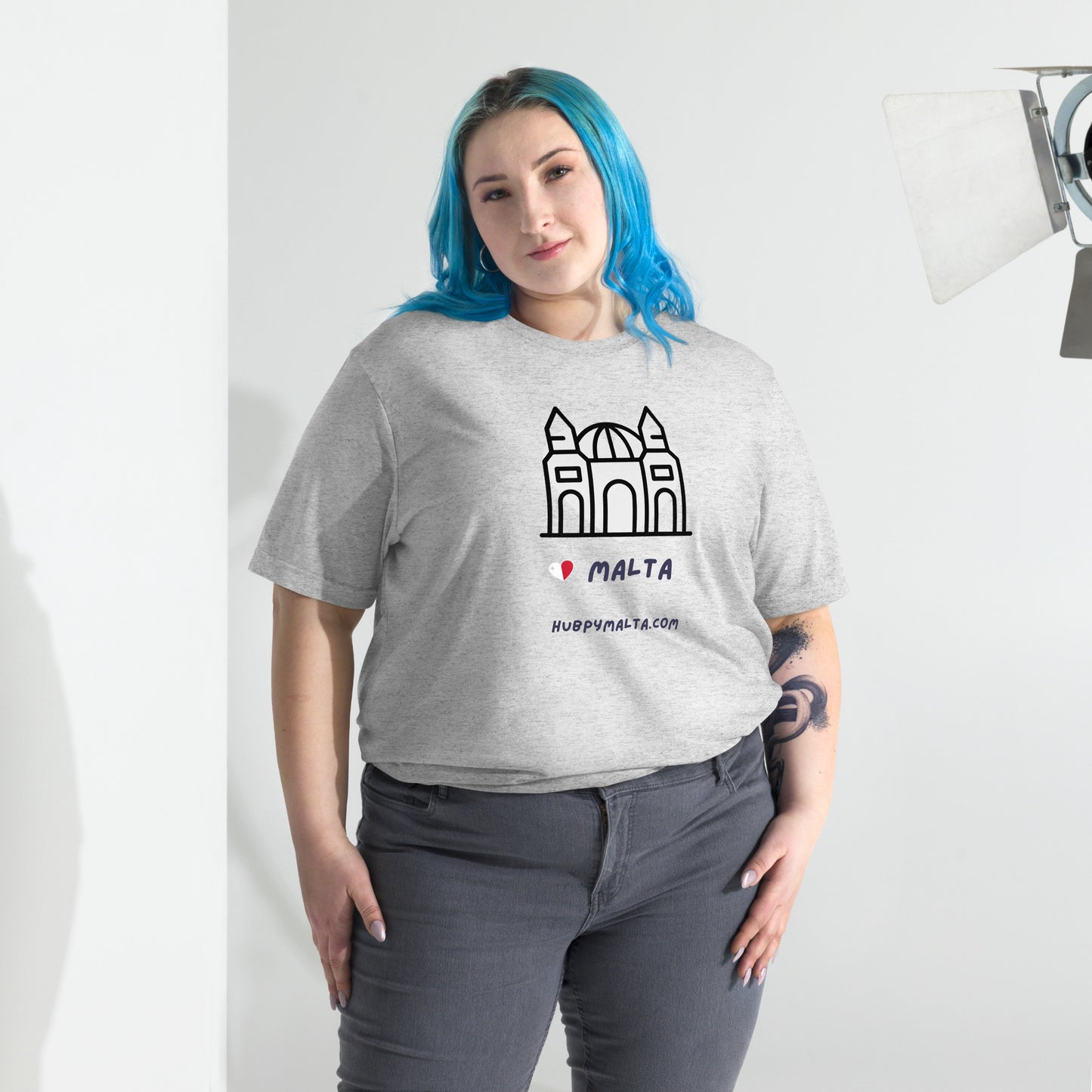 Unisex t-shirt - Malta Church (Multi-Colour Multi-Size)