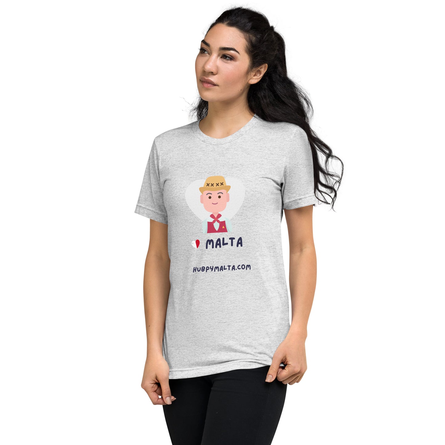 Unisex t-shirt - Malta Man with Hat (12 Colours 8 Sizes)